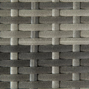 Outsunny Outdoor Coffee Table, Garden PE Rattan Side Table with Plastic Board Under the Full Woven Table Top and X-Shape Support for Patio Mixed Grey Outsunny