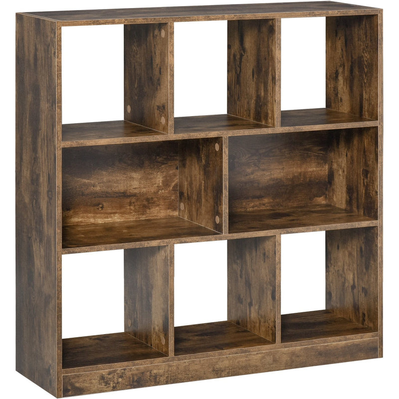 8 Cube Storage Unit, Rustic Brown