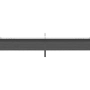 Outsunny Retractable Pergola Shade Cover, Replacement Canopy for 4 x 3 (m) Pergola, Retractable Roof, Dark Grey Outsunny