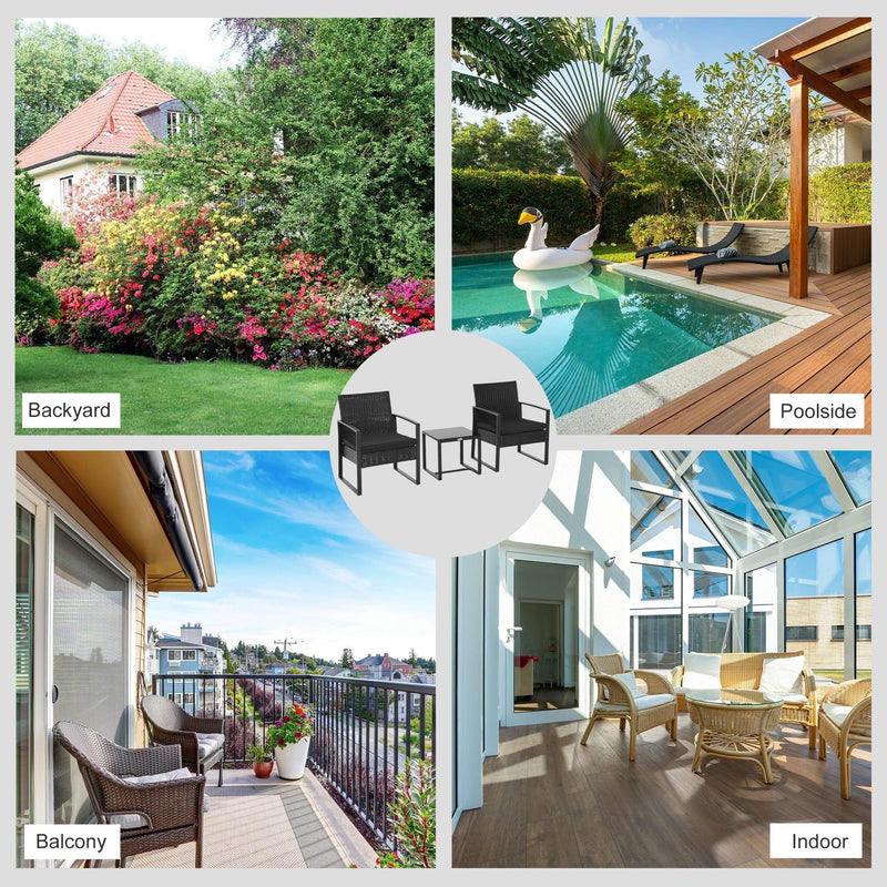 Rattan Bistro Set For 2