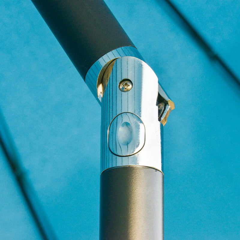 Round Patio Parasol, 2.5m, Tilt Crank, 18 Ribs