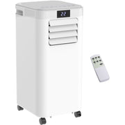 8000 BTU Portable AC w/ Remote, LED Display, Timer Homcom