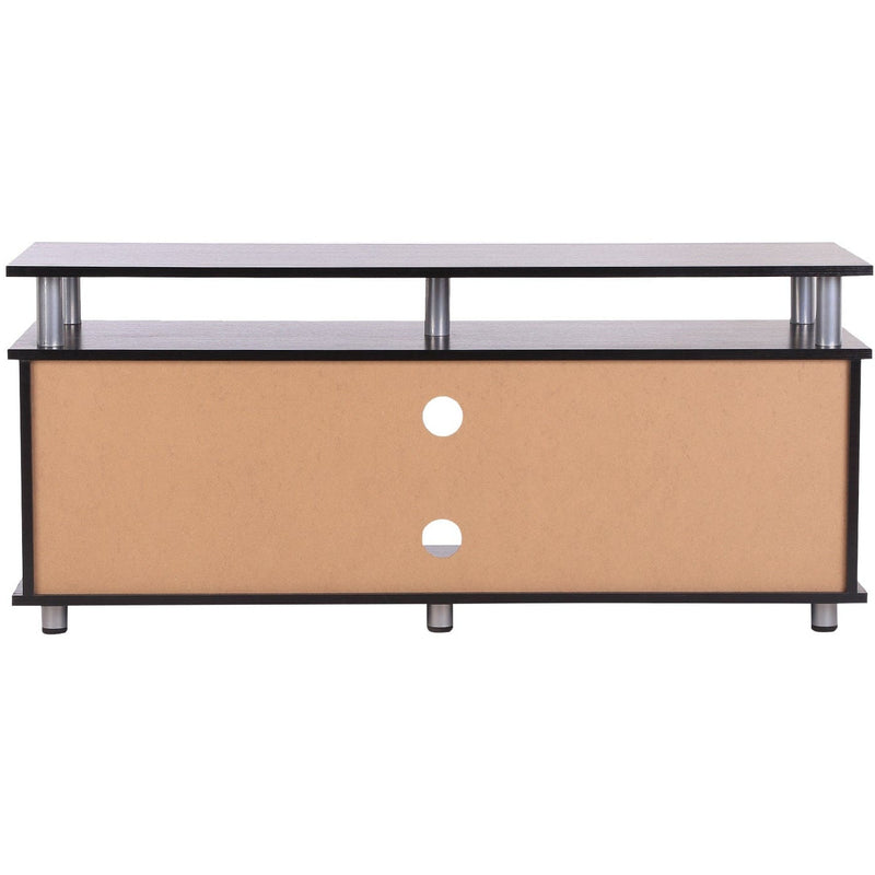 Modern Black TV Cabinet, Doors (Fits up to 50" TVs)