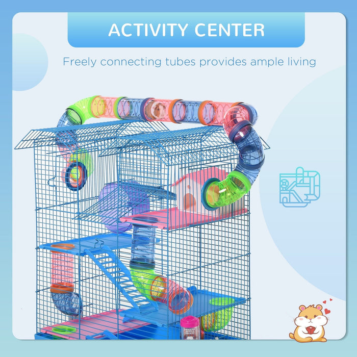 5 Tier Hamster Cage With Tubes