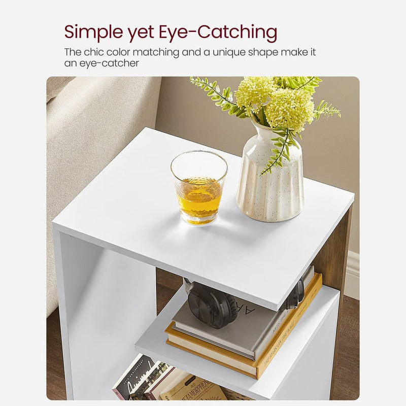 Vasagle Modern Side Table with Open Storage