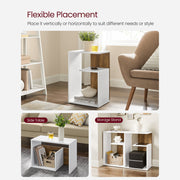 Vasagle Modern Side Table with Open Storage