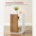 Vasagle Modern Side Table with Open Storage