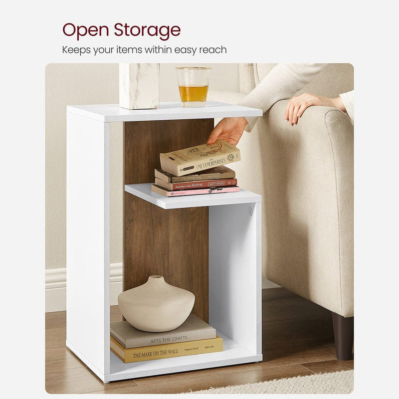 Vasagle Modern Side Table with Open Storage