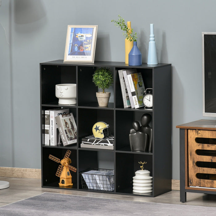 9 Cube Storage Bookcase, 3-Tier