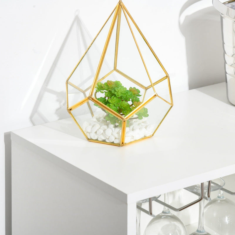 Wine Cabinet Sideboard, 20 Bottle Wine Rack, Glass Holder