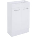 Under Sink Bathroom Vanity Unit With Ceramic Basin & Storage Kleankin