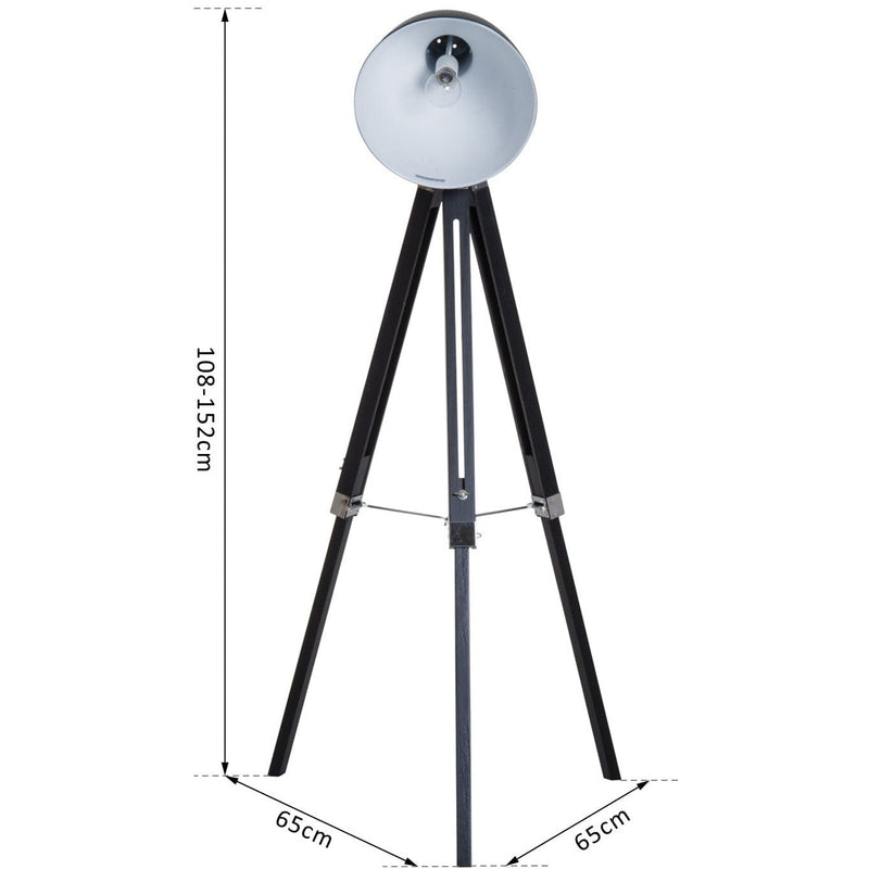 Industrial Tripod Floor Lamp