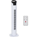70° Oscillating Tower Fan with Remote, 3 Speed, 7.5h Timer Homcom