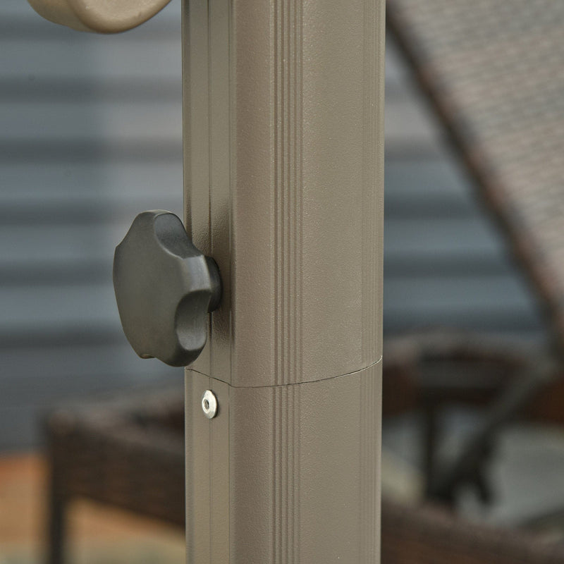 3M Cantilever Garden Parasols with 360° Rotation