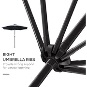 3m Garden Parasol - Black Outsunny