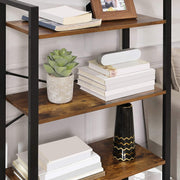 4 Shelf Bookcase by Vasagle, Rustic Brown