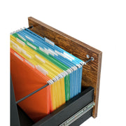 Vasagle Industrial L Shaped Corner Computer Desk with Cupboard & Shelves For Home Office