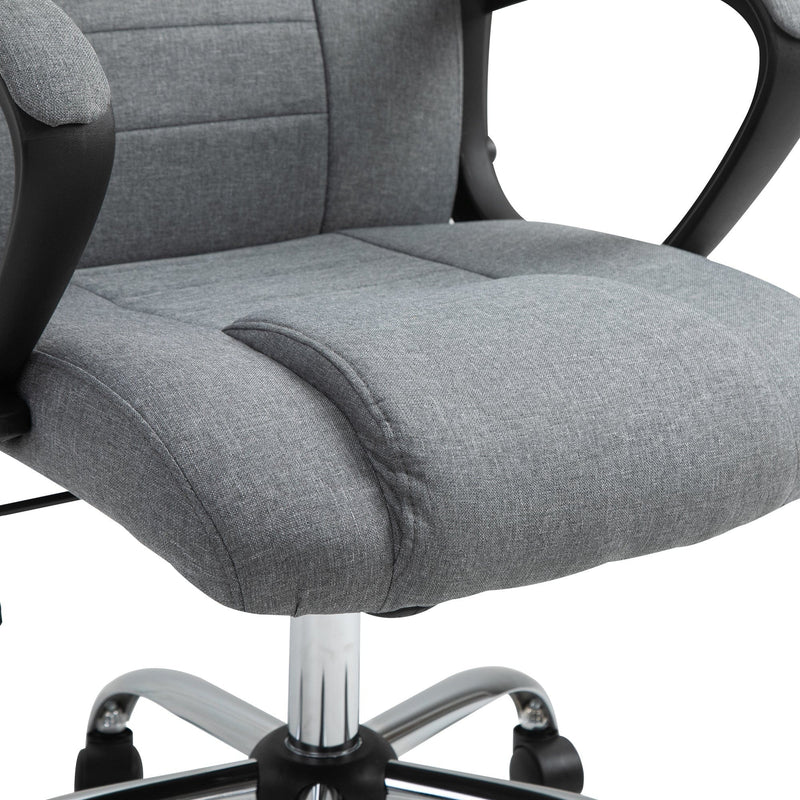 High Back Office Chair With Wheels, Adjustable Height