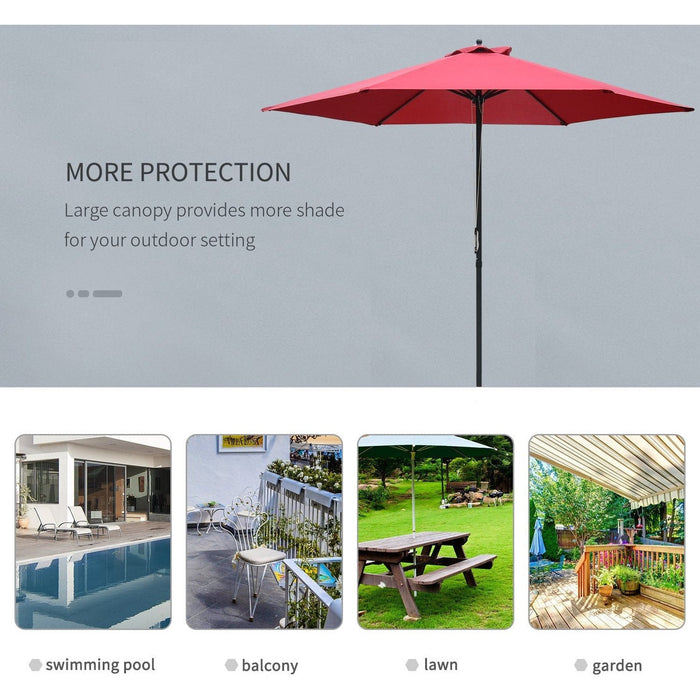 2.8m Outdoor Patio Parasols