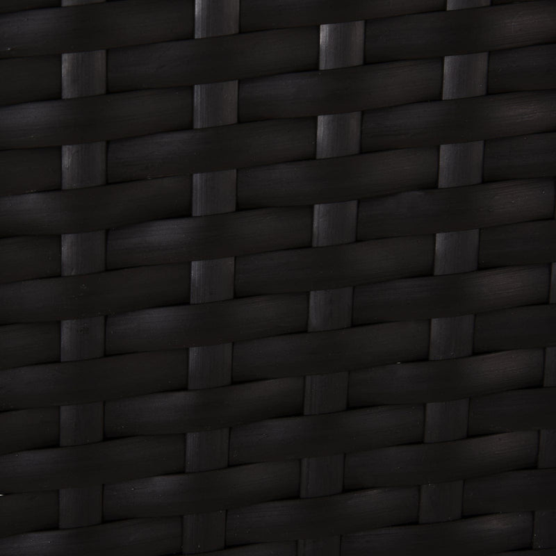 Garden Furniture Bistro Set, 2 Rattan Armchairs and Table