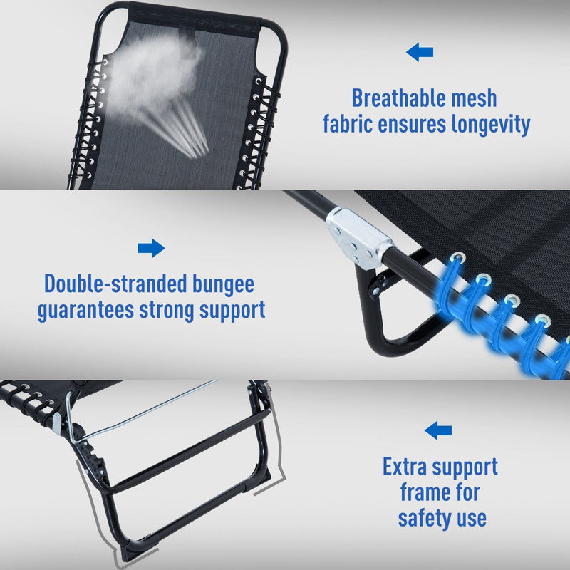 Lightweight Foldable Sun Lounger