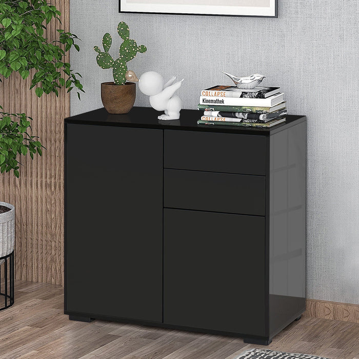 Modern Storage Cabinet For Living Room, L79 x W36 x H74cm