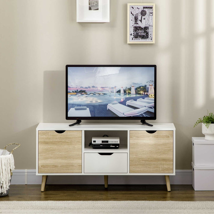 TV Unit Cabinet, up to 50", Storage, Natural