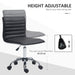 Vinsetto Black Desk Chair With Wheels