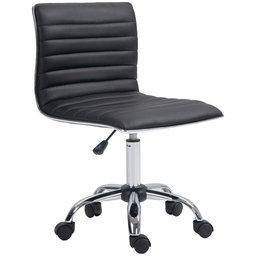 Vinsetto Black Desk Chair With Wheels