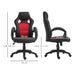 Vinsetto Gamer Chair With Wheels Red and Black