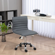 Vinsetto Grey Desk Chair With Wheels