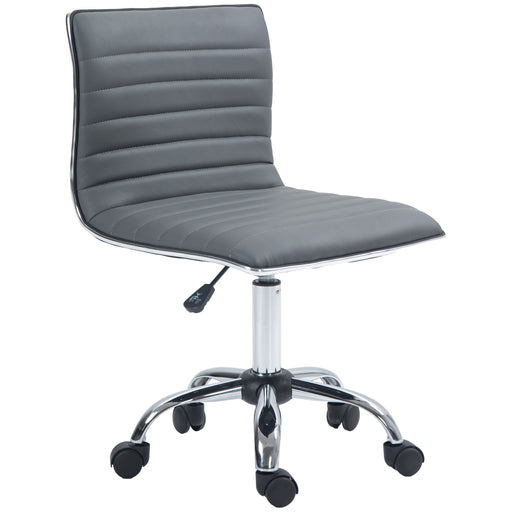 Vinsetto Grey Desk Chair With Wheels