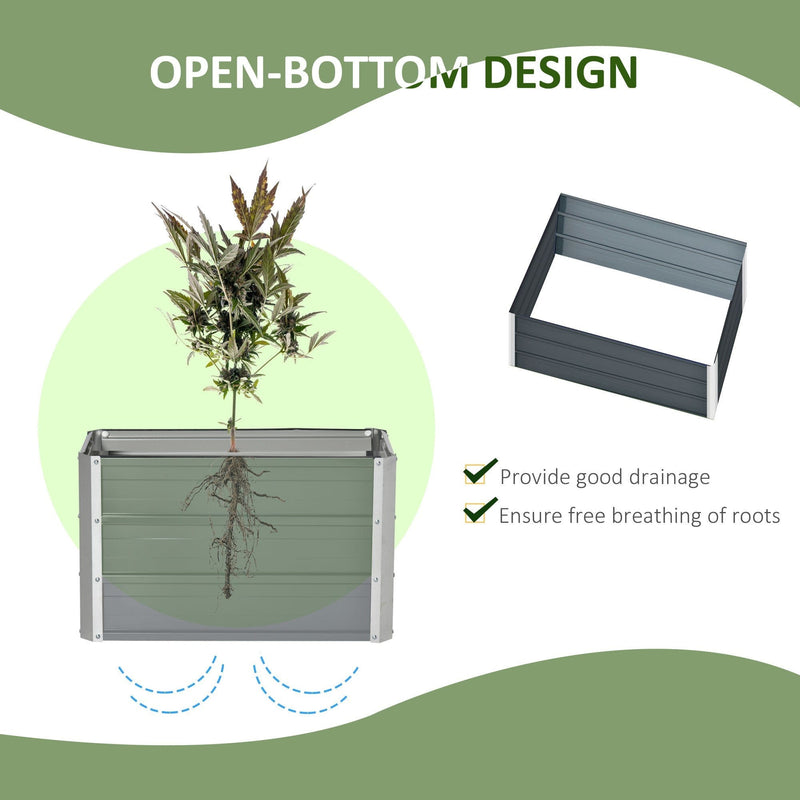 Raised Metal Planter