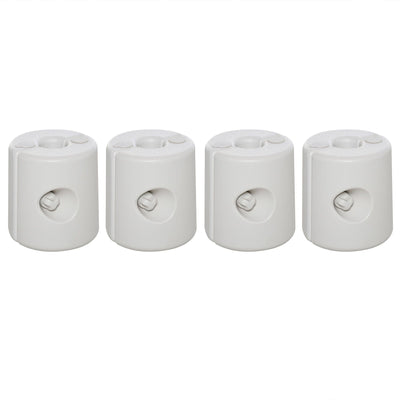 Leg Weights For Gazebo (4 Pack) White Outsunny