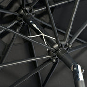 2.7m Large Outdoor Garden Umbrella - Black Outsunny