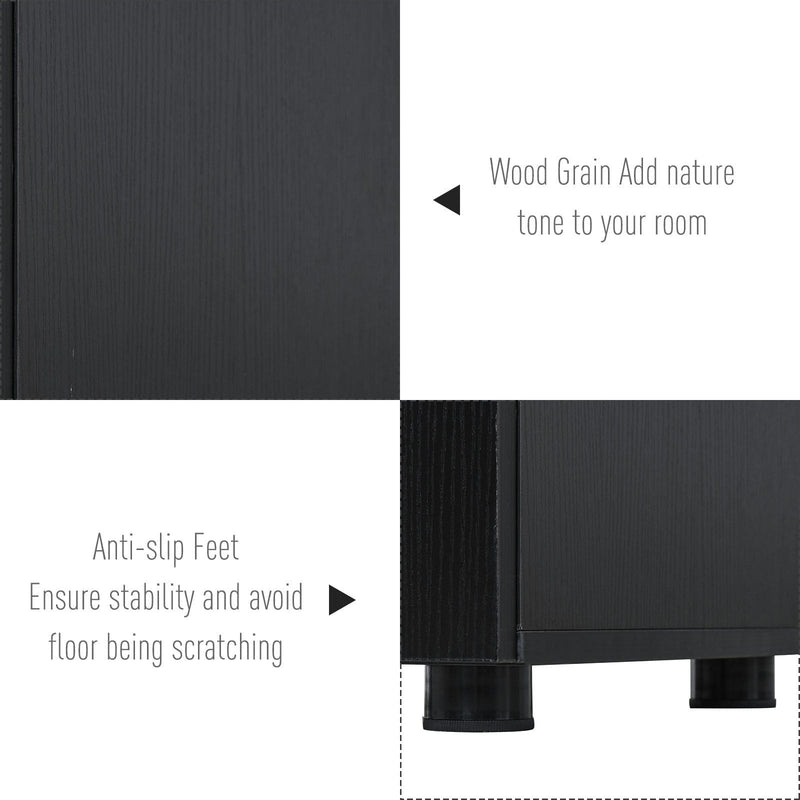 2 Tier Locking Office Cabinet, Melamine Coat, Aluminium Handles