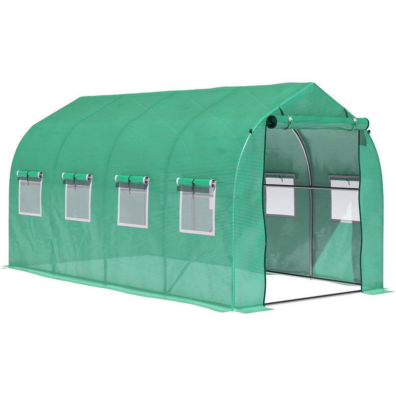 Polytunnel Greenhouse with Door 4x2M