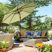 3m Garden Parasol - Beige Outsunny