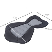 HOMCOM High Back Detachable Canoe/Kayak Seat-Black Homcom