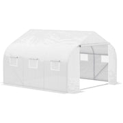 Polytunnel Walk In Greenhouse White