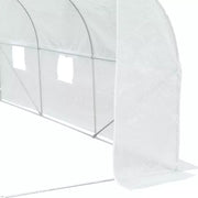 Polytunnel Walk In Greenhouse White