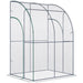 Walk in Lean to Greenhouse L143 x W118 x H212 cm