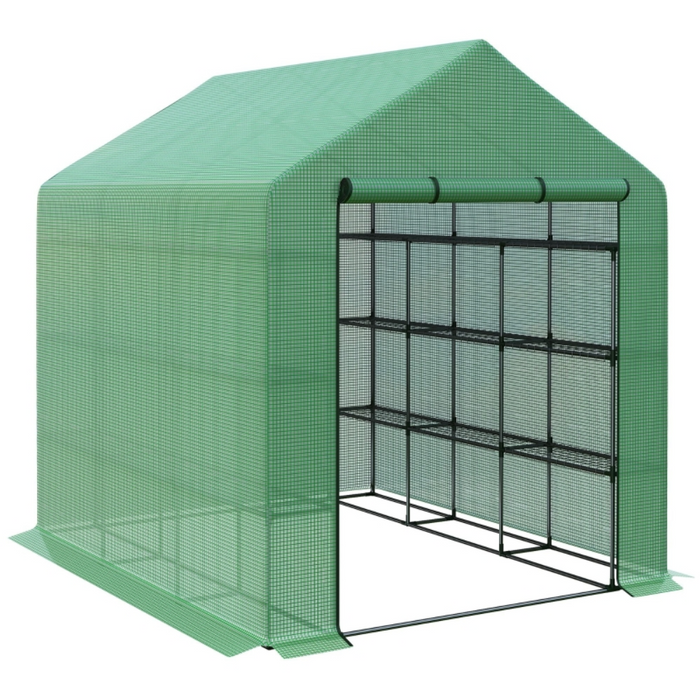 Walk In Greenhouse, Removable Cover, 244x180x210cm