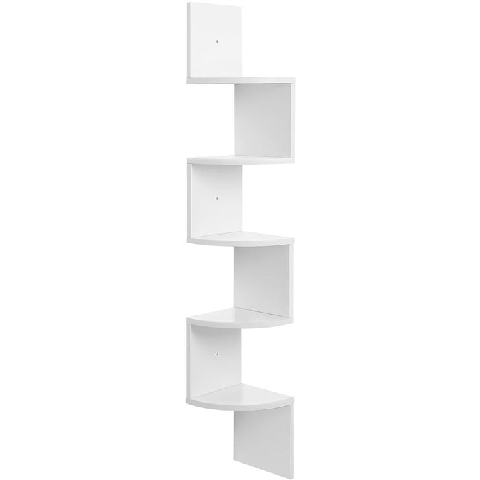 Vasagle 5 Tier Wooden Corner - White