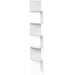 Vasagle 5 Tier Wooden Corner - White