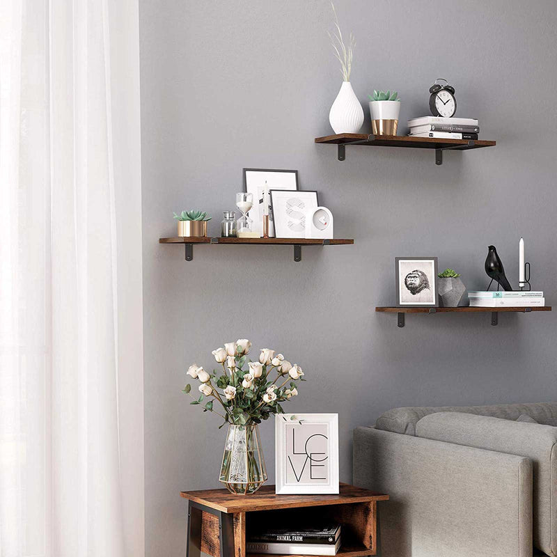 Floating Wall Shelves Set (Set of 2)