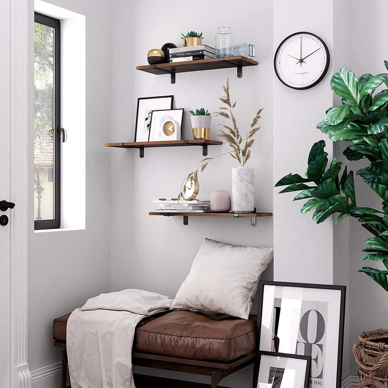 Floating Wall Shelves Set (Set of 2)