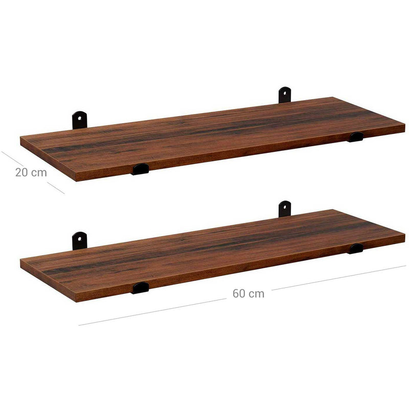 Floating Wall Shelves Set (Set of 2)