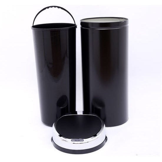42L Stainless Steel Motion Sensor Kitchen Bin, Black