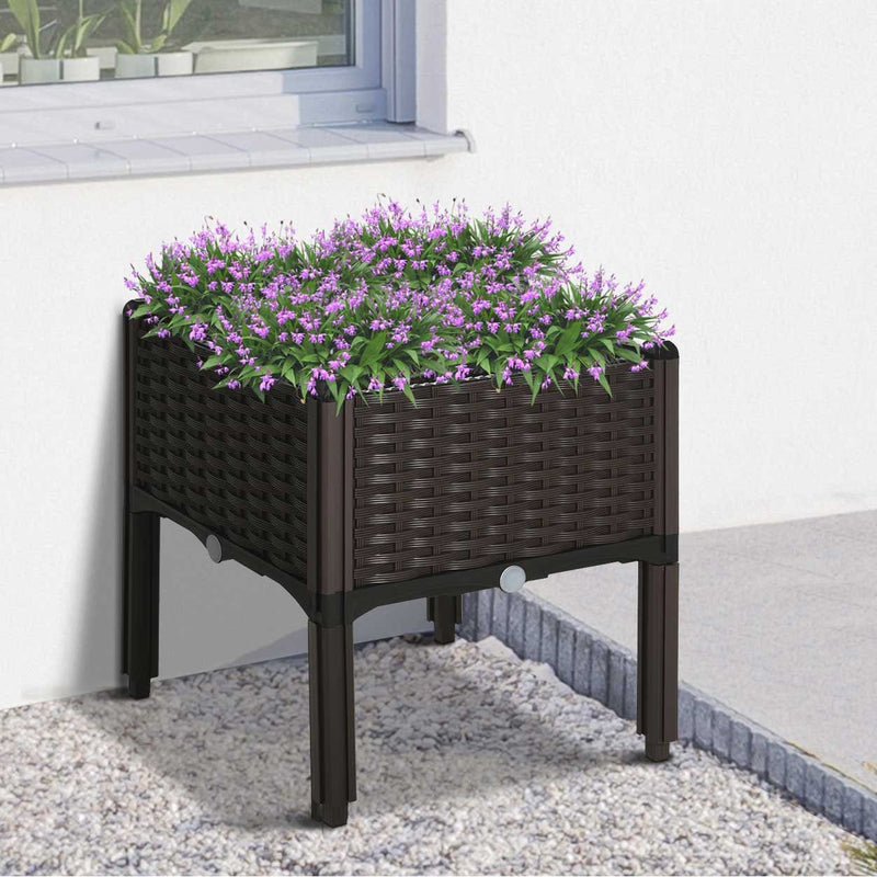 Raised Flower Planters Outsunny